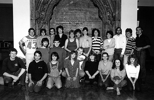 The cast of Marat/Sade